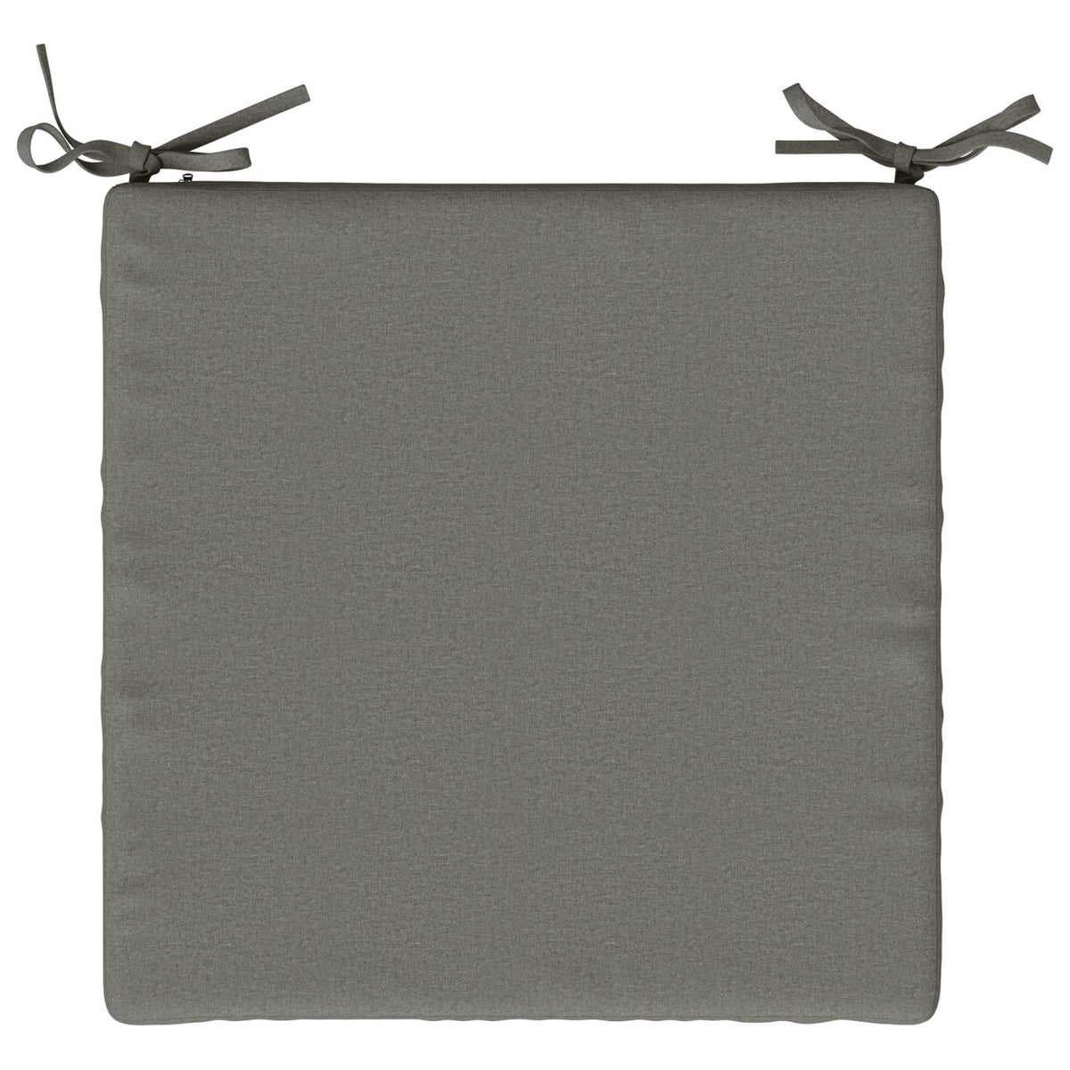 Seat Cushions SOEST 4 pcs 100% Polyester Grey 40 x 40 x 5 cm