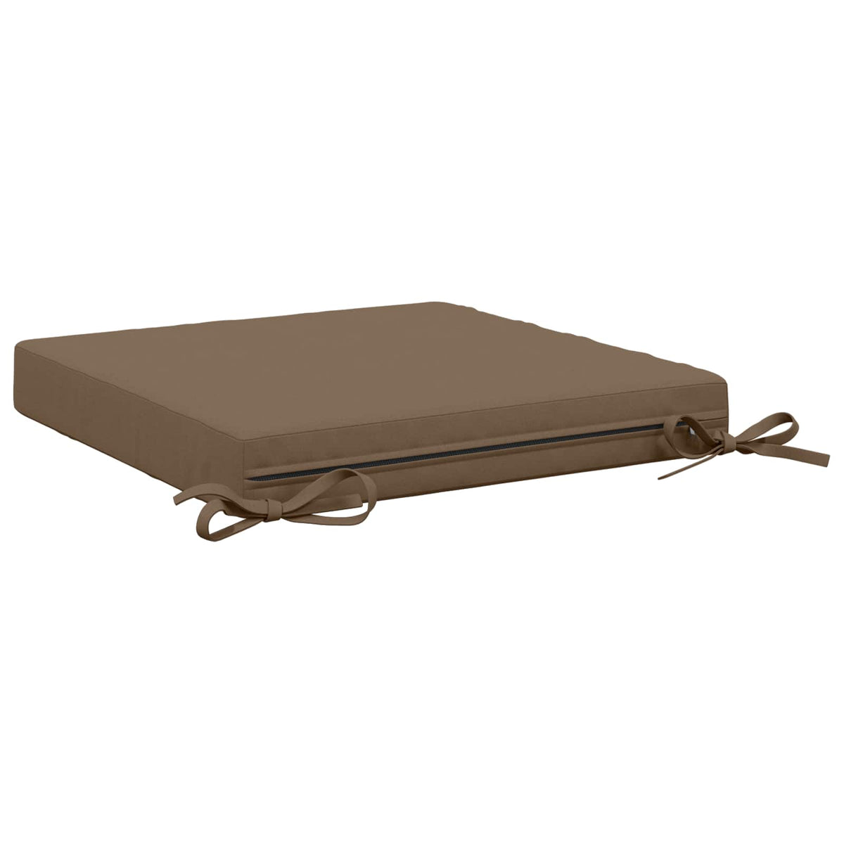 4-Piece Seat Cushions SOEST 4 pcs 100% Polyester Taupe