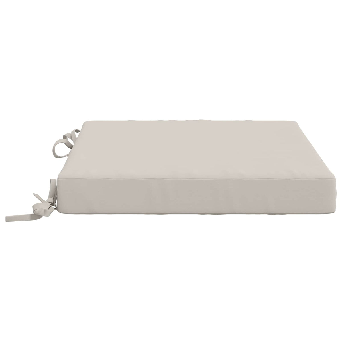 Seat Cushions SOEST 4 pcs 100% Polyester White 40 x 40 x 7 cm