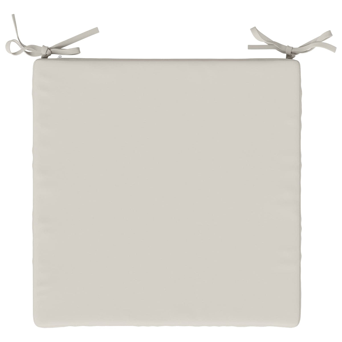 Seat Cushions SOEST 4 pcs 100% Polyester White 40 x 40 x 7 cm