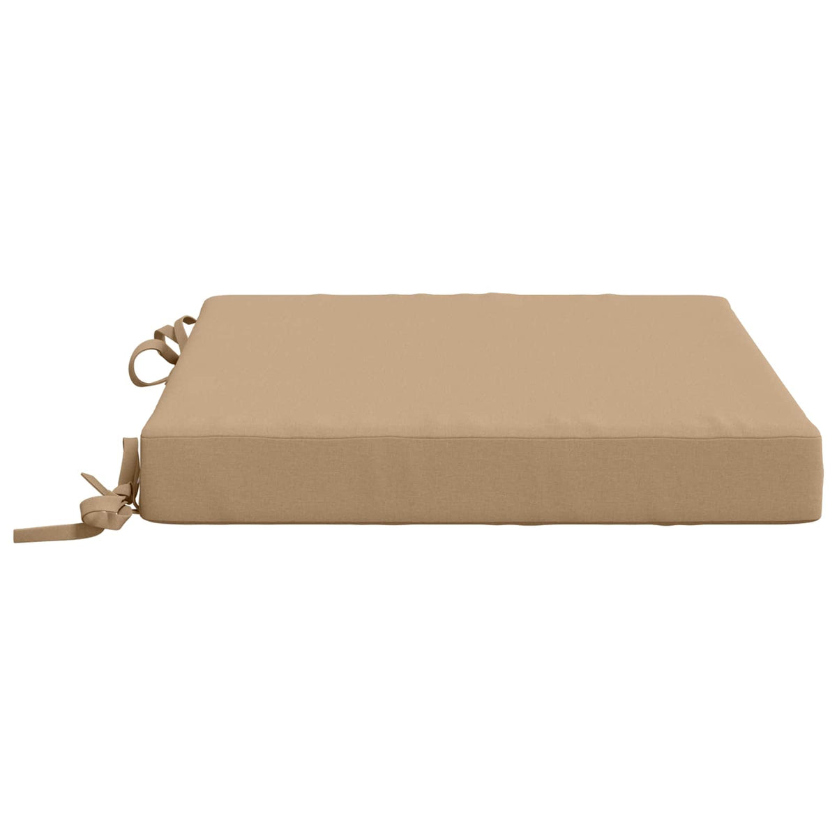Seat Cushions SOEST 4 pcs 100% Polyester Sand 40 x 40 x 7 cm