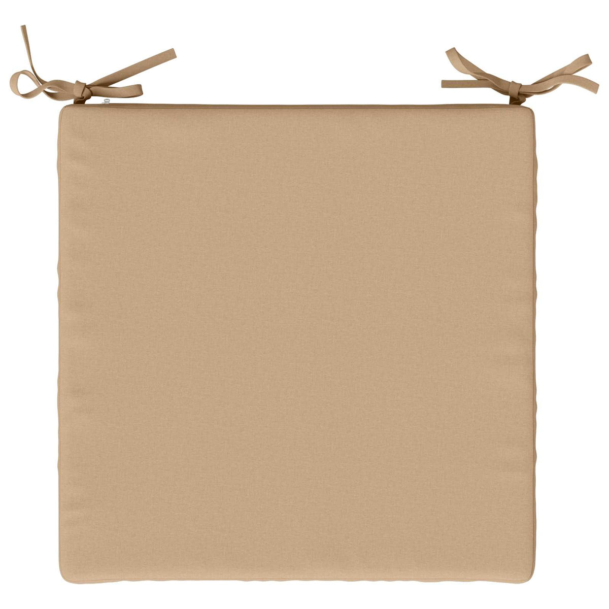 Seat Cushions SOEST 4 pcs 100% Polyester Sand 40 x 40 x 7 cm