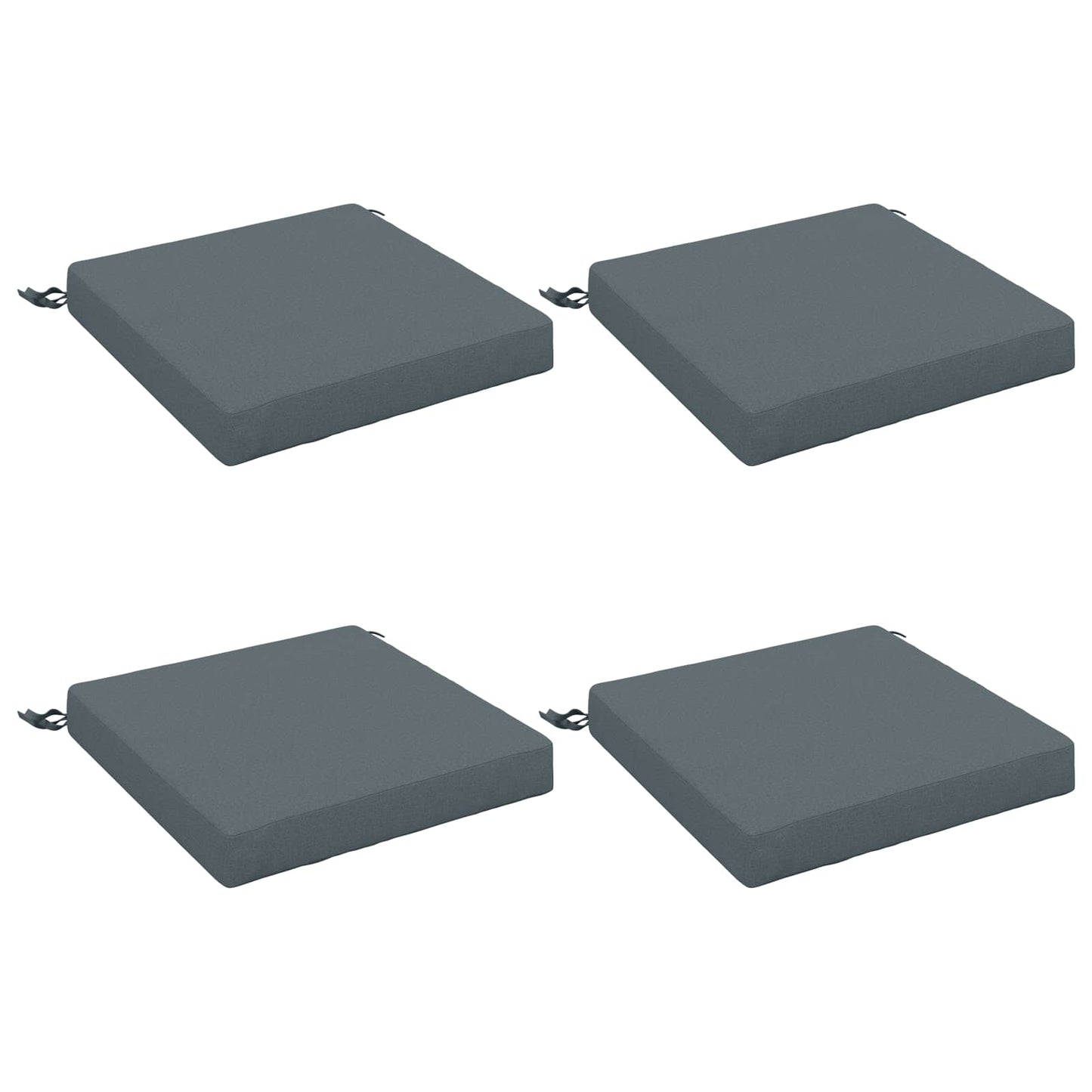 4-Piece Seat Cushions SOEST 4 pcs 100% Polyester Blue