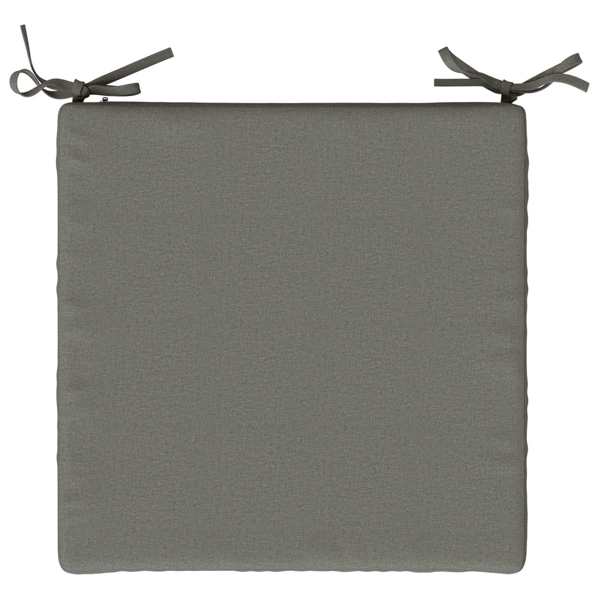 Seat Cushions SOEST 4 pcs 100% Polyester Grey 40 x 40 x 7 cm