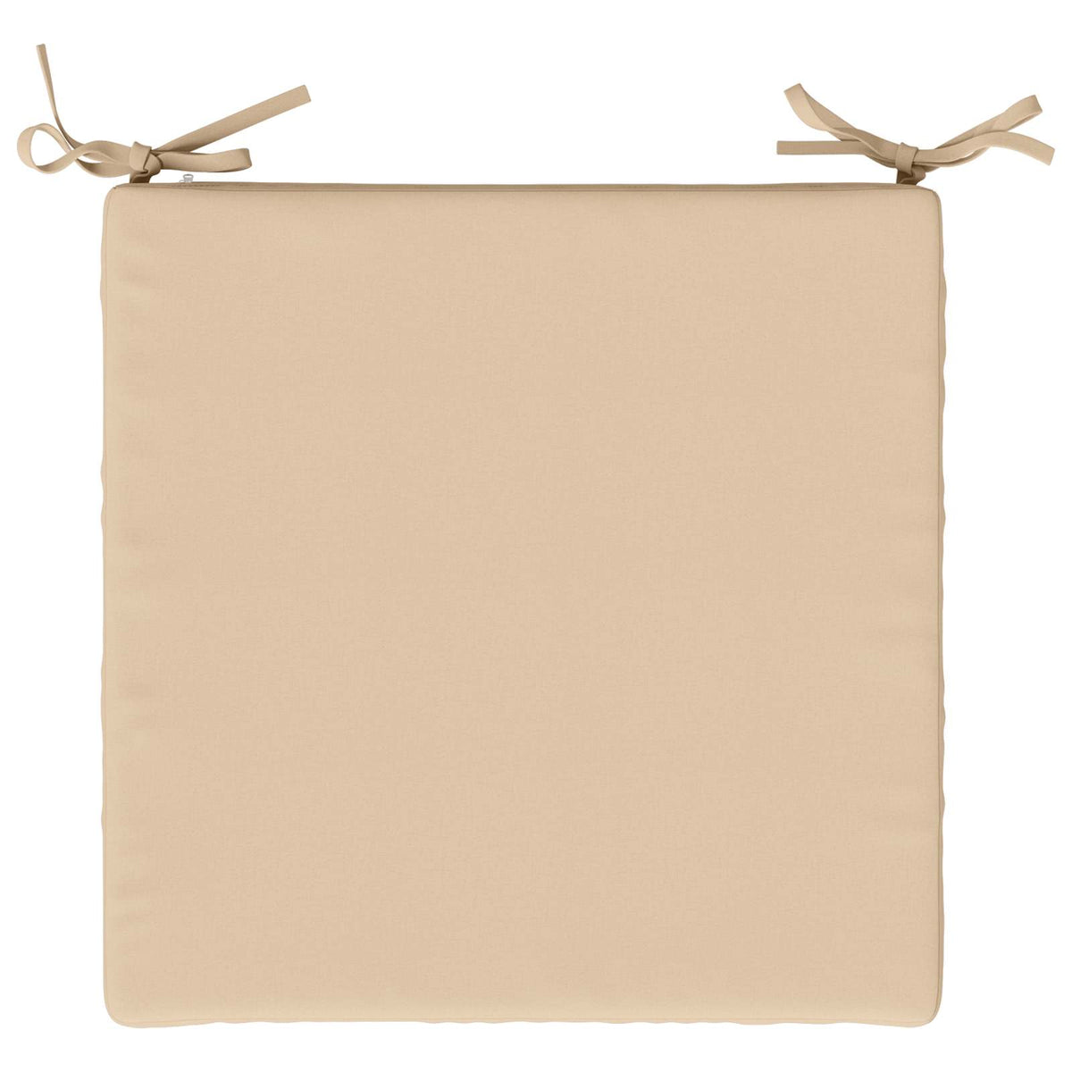 Seat Cushions SOEST 4 pcs 100% Polyester Cream 40 x 40 x 7 cm