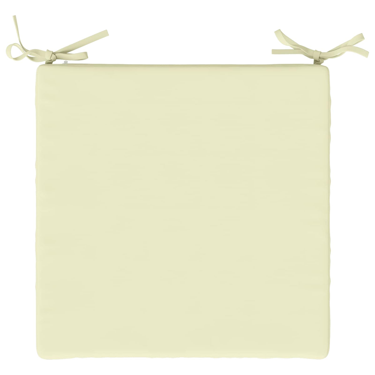Seat Cushions SOEST 4 pcs 100% Polyester Cream 40 x 40 x 7 cm