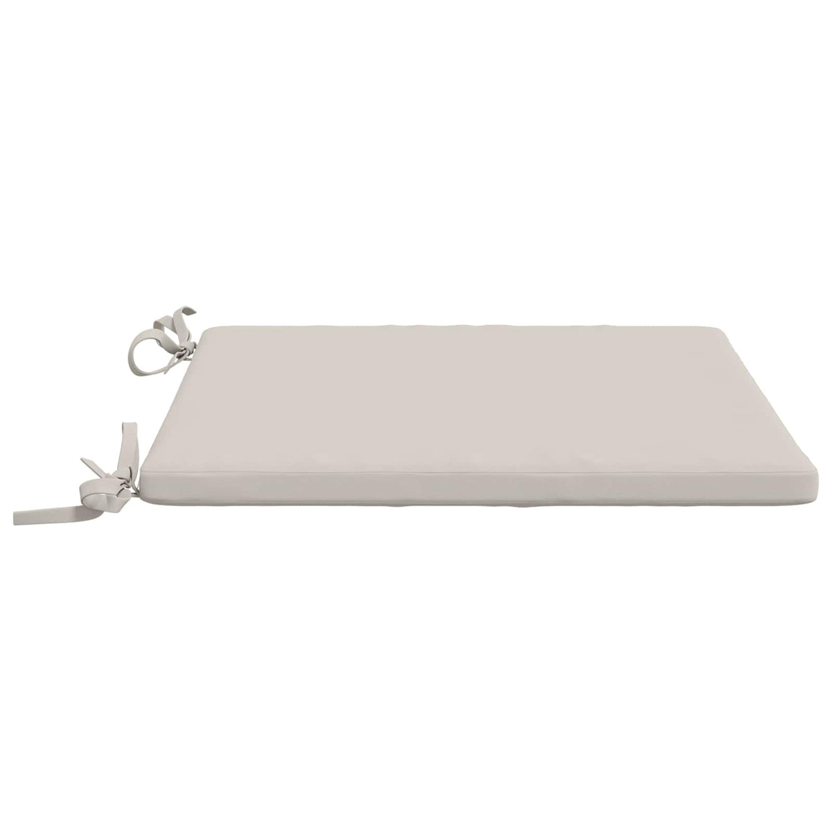Seat Cushions SOEST 4 pcs 100% Polyester White 45 x 45 x 3 cm