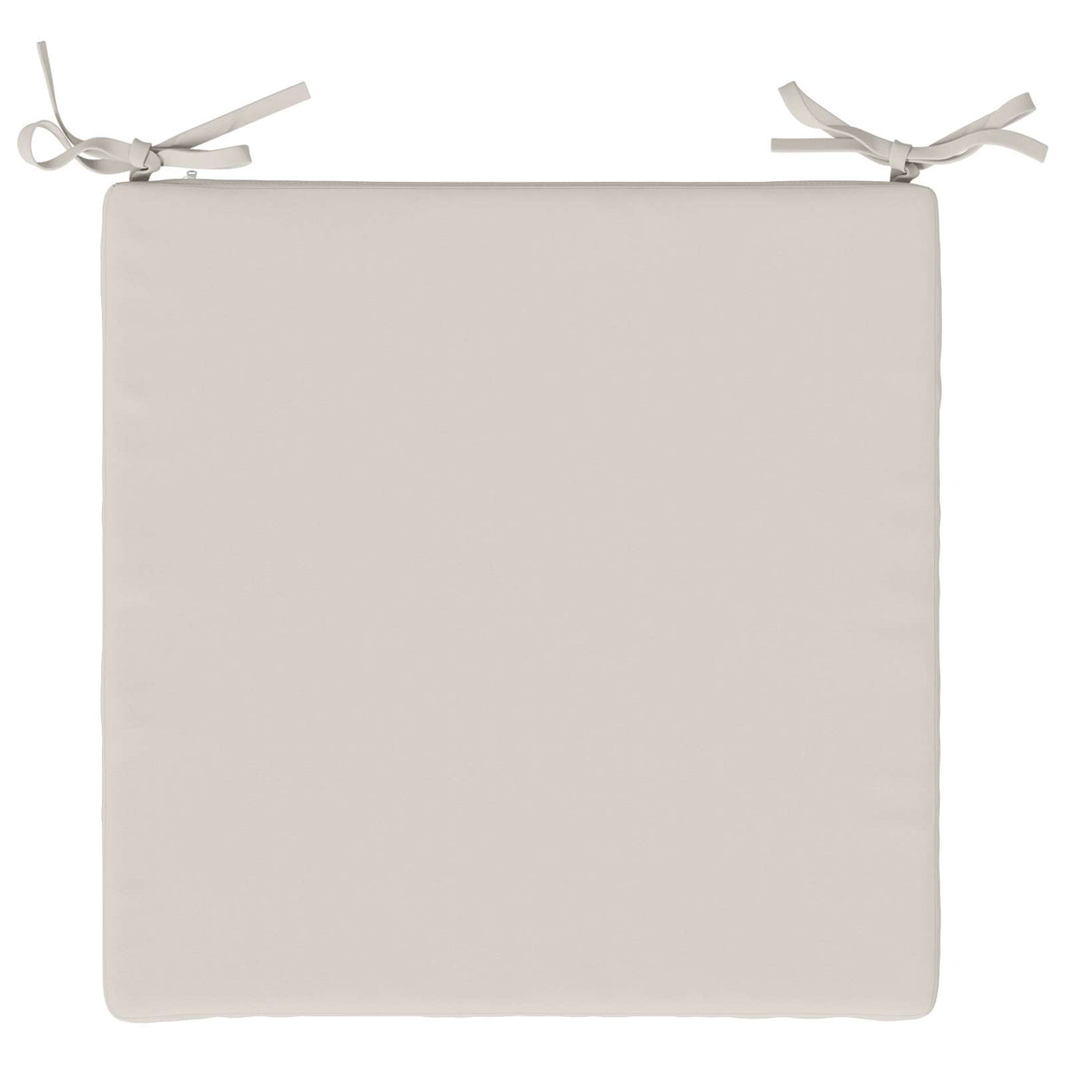 Seat Cushions SOEST 4 pcs 100% Polyester White 45 x 45 x 3 cm