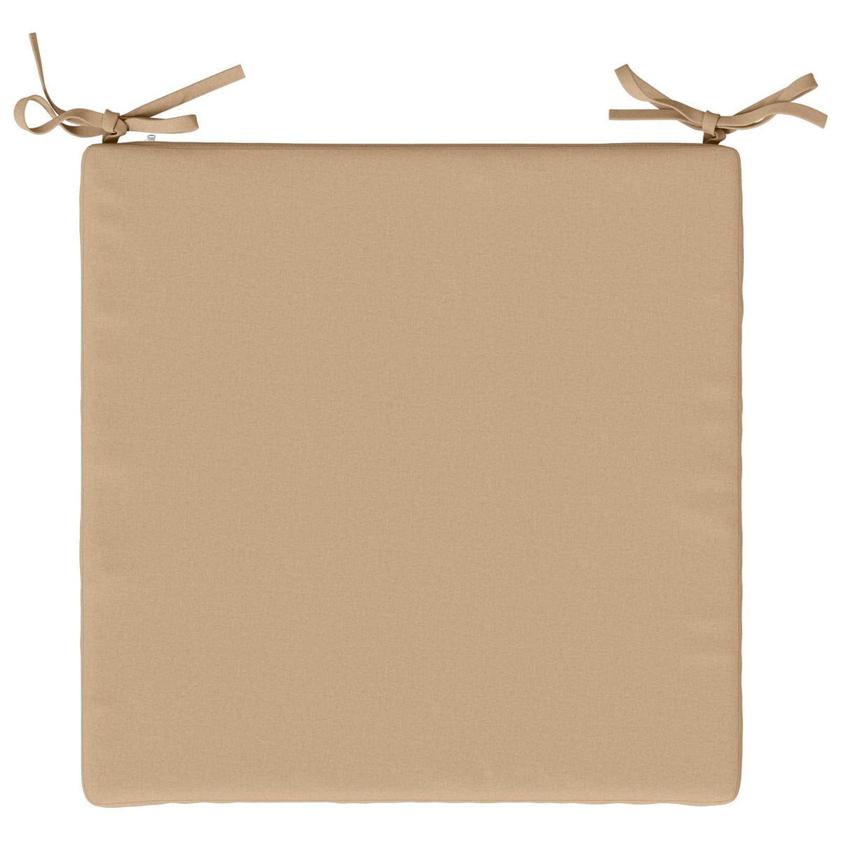 Seat Cushions SOEST 4 pcs 100% Polyester Sand 45 x 45 x 3 cm