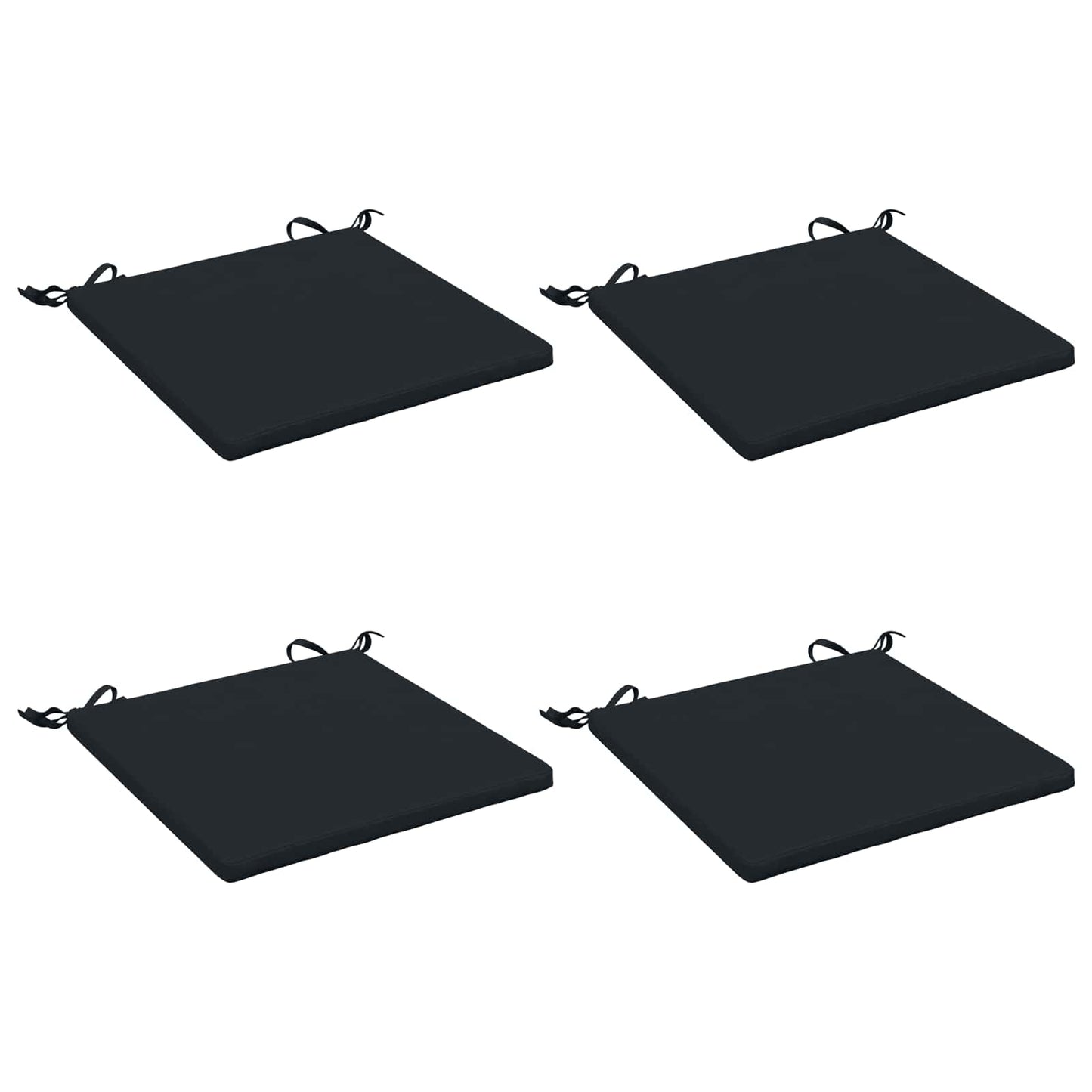 4-Piece Seat Cushions SOEST 4 pcs 100% Polyester Dark Blue
