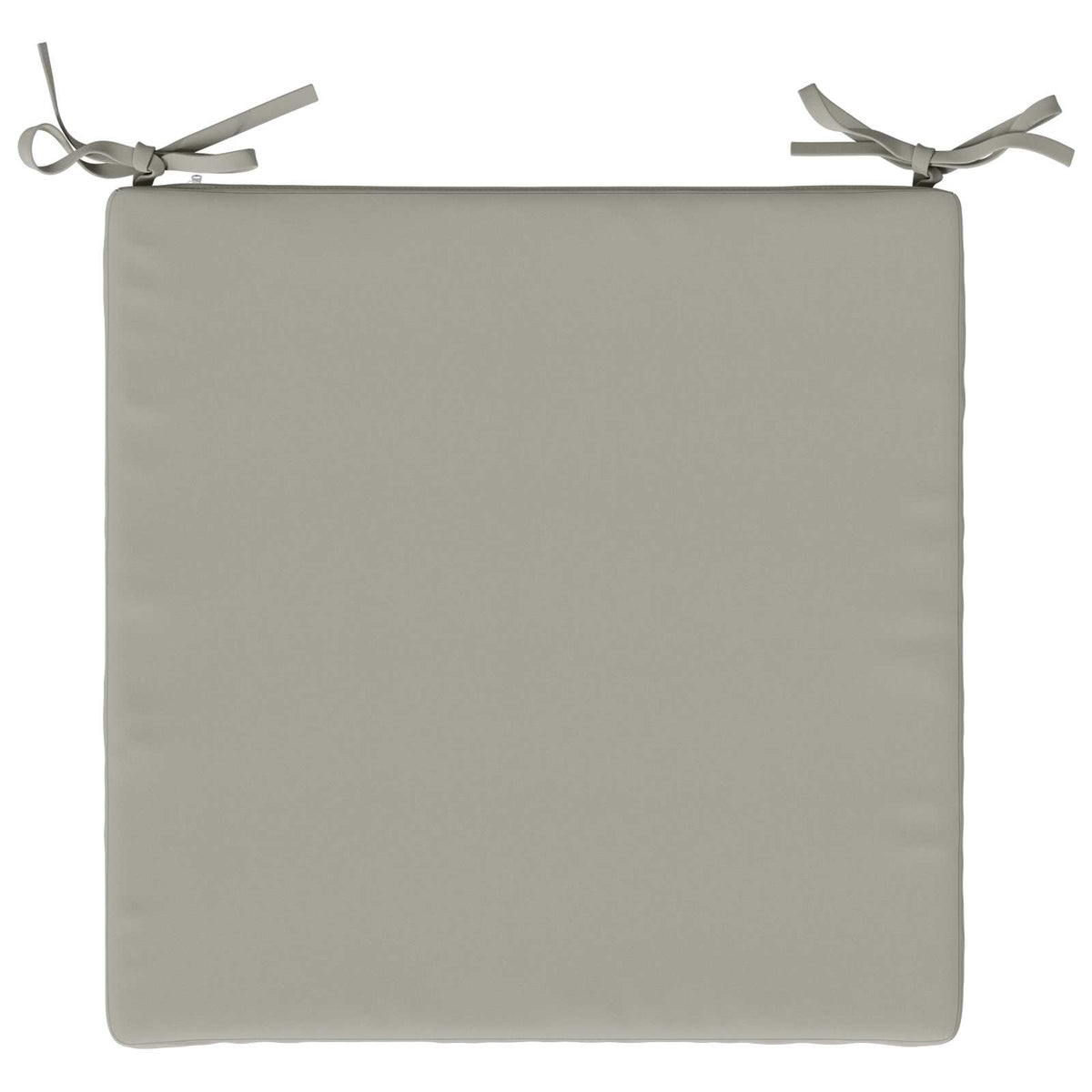 Seat Cushions SOEST 4 pcs 100% Polyester Grey 45 x 45 x 3 cm