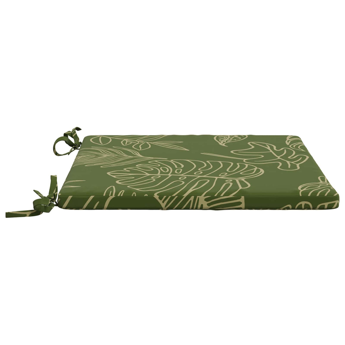 Seat Cushions SOEST 4 pcs 100% Polyester Leaf Design