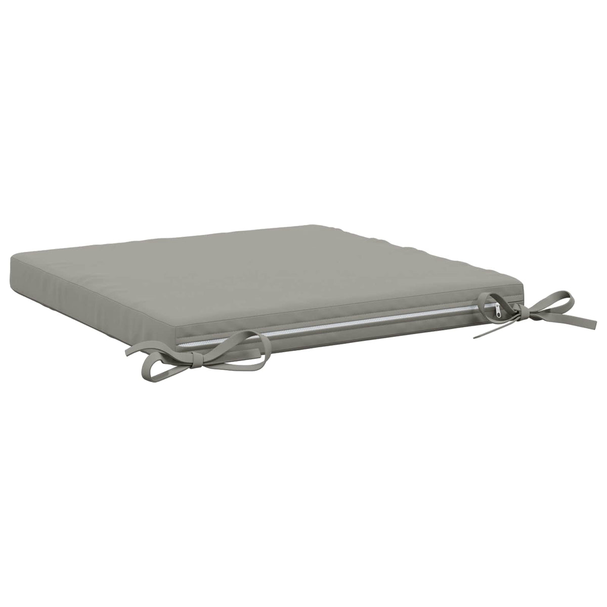 Seat Cushions SOEST 4 pcs 100% Polyester Grey 45 x 45 x 5 cm