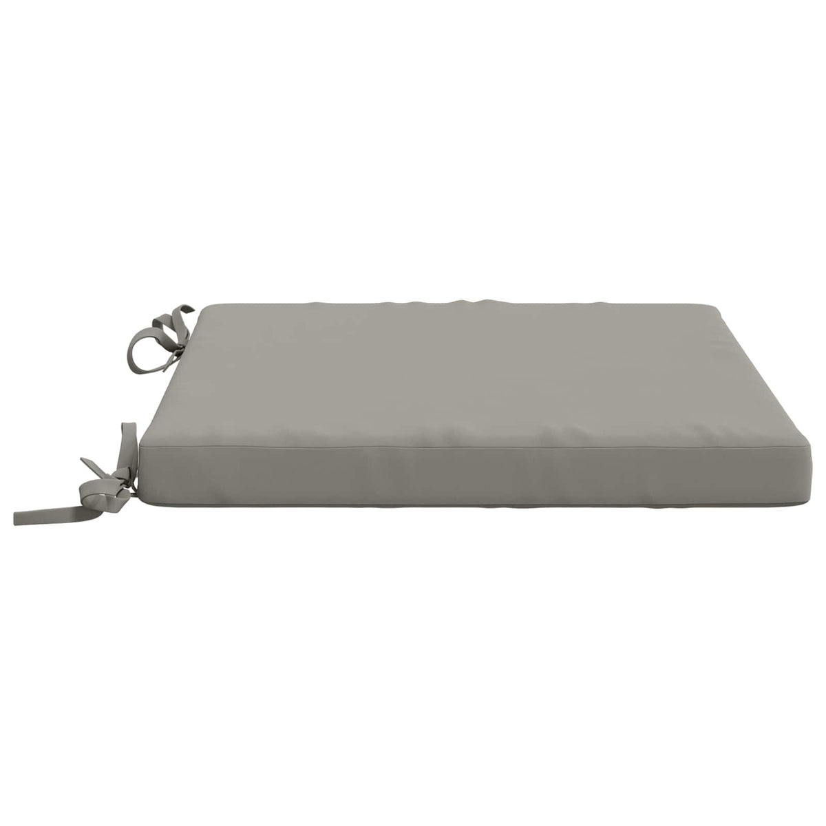 Seat Cushions SOEST 4 pcs 100% Polyester Grey 45 x 45 x 5 cm