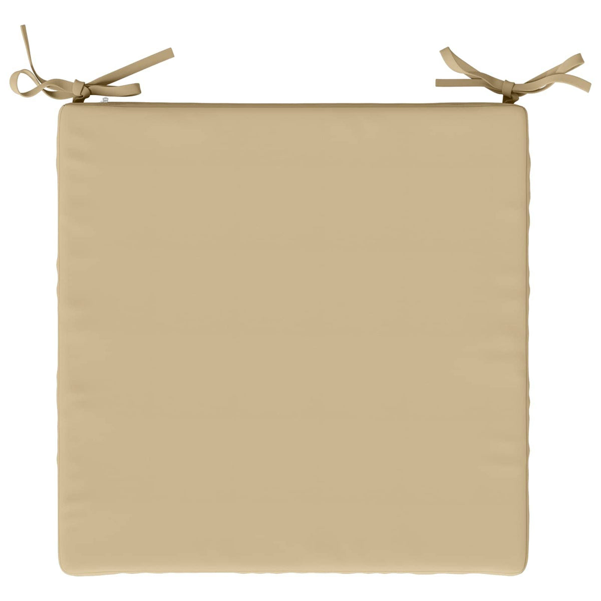 Seat Cushions SOEST 4 pcs 100% Polyester Beige 45 x 45 x 7 cm