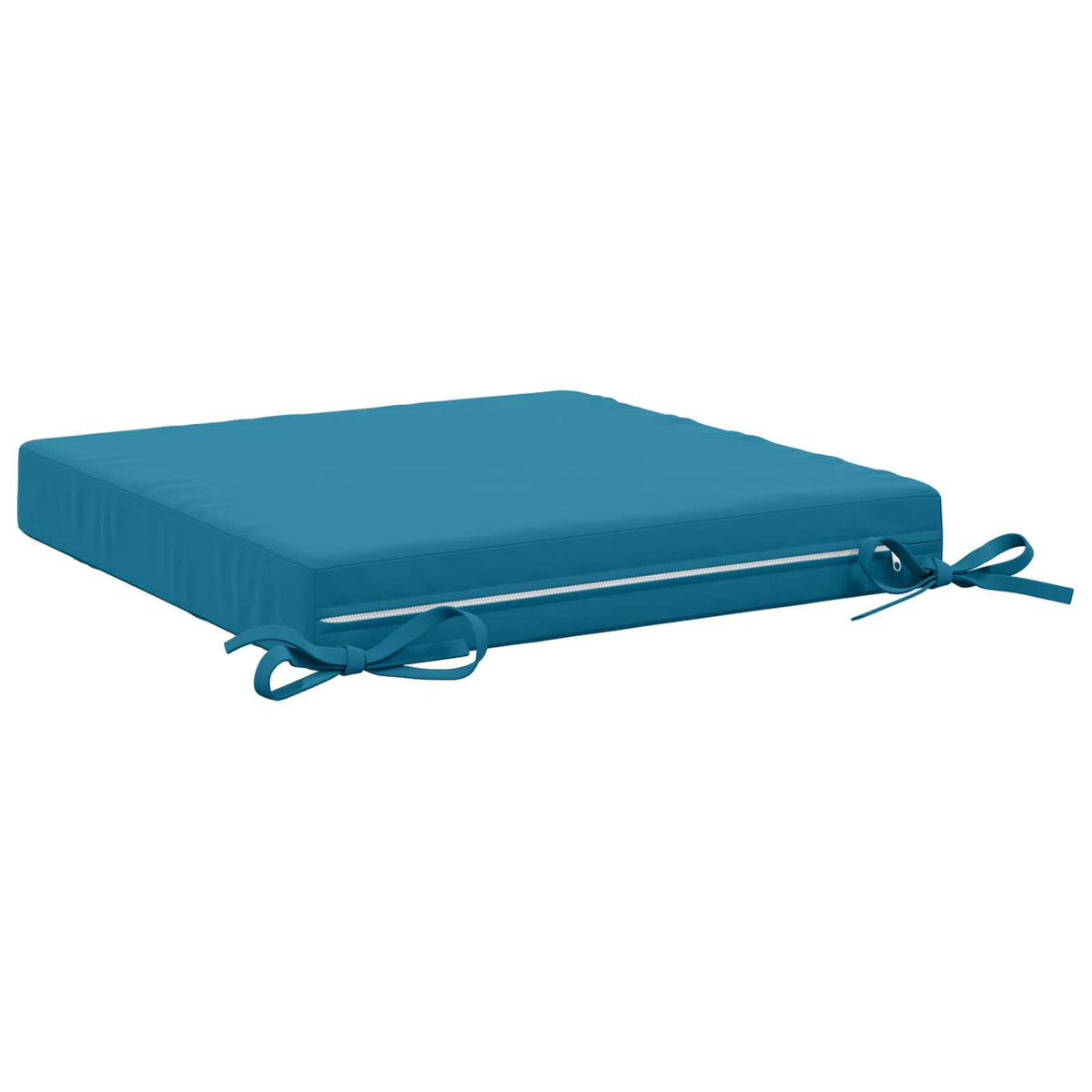 Seat Cushions SOEST 4 pcs 100% Polyester Light Blue