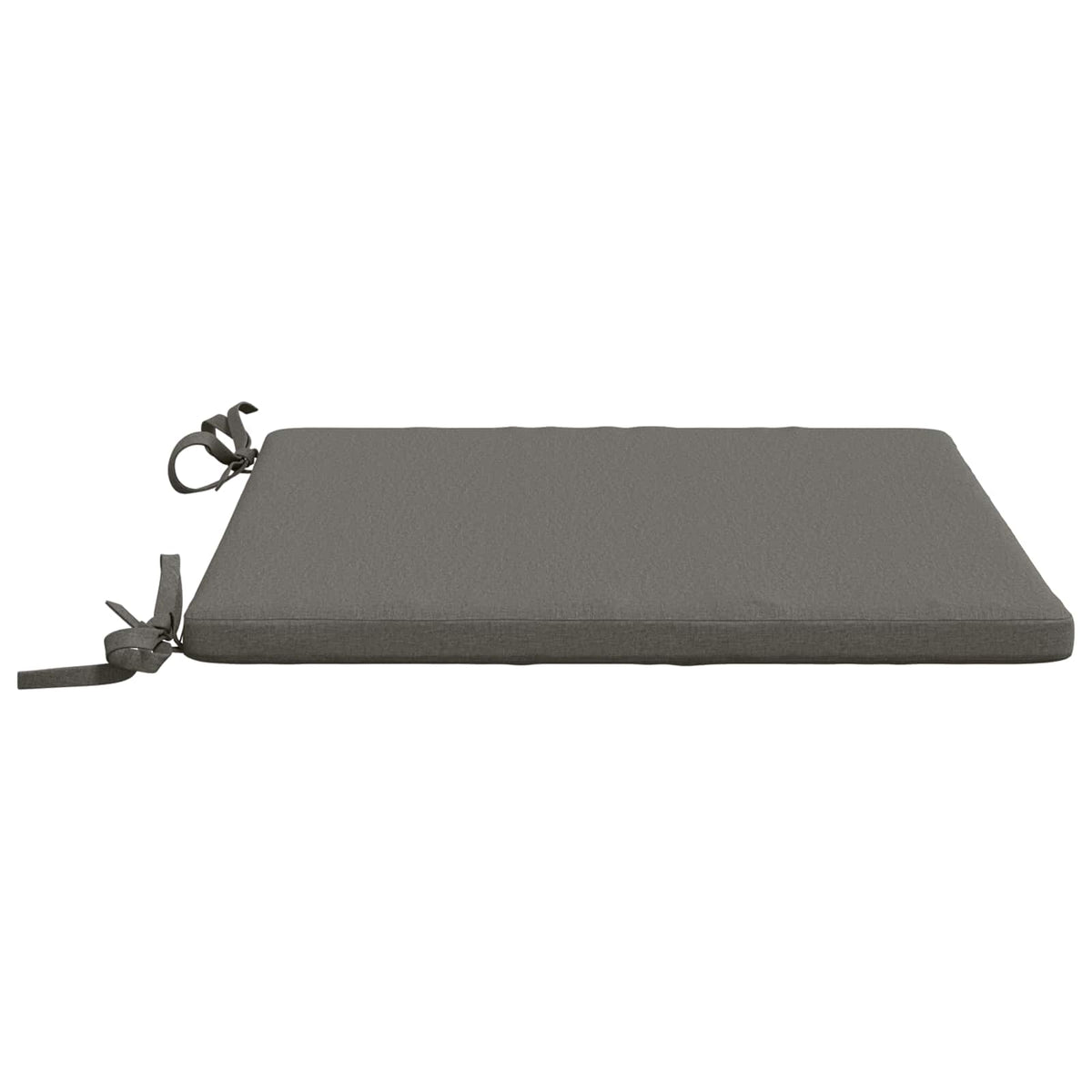 Seat Cushions SOEST 4 pcs 100% Polyester Grey 50 x 50 x 3 cm