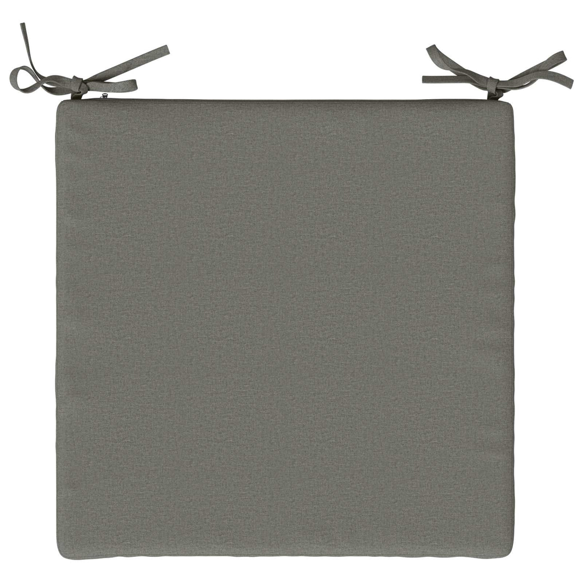 Seat Cushions SOEST 4 pcs 100% Polyester Grey 50 x 50 x 3 cm