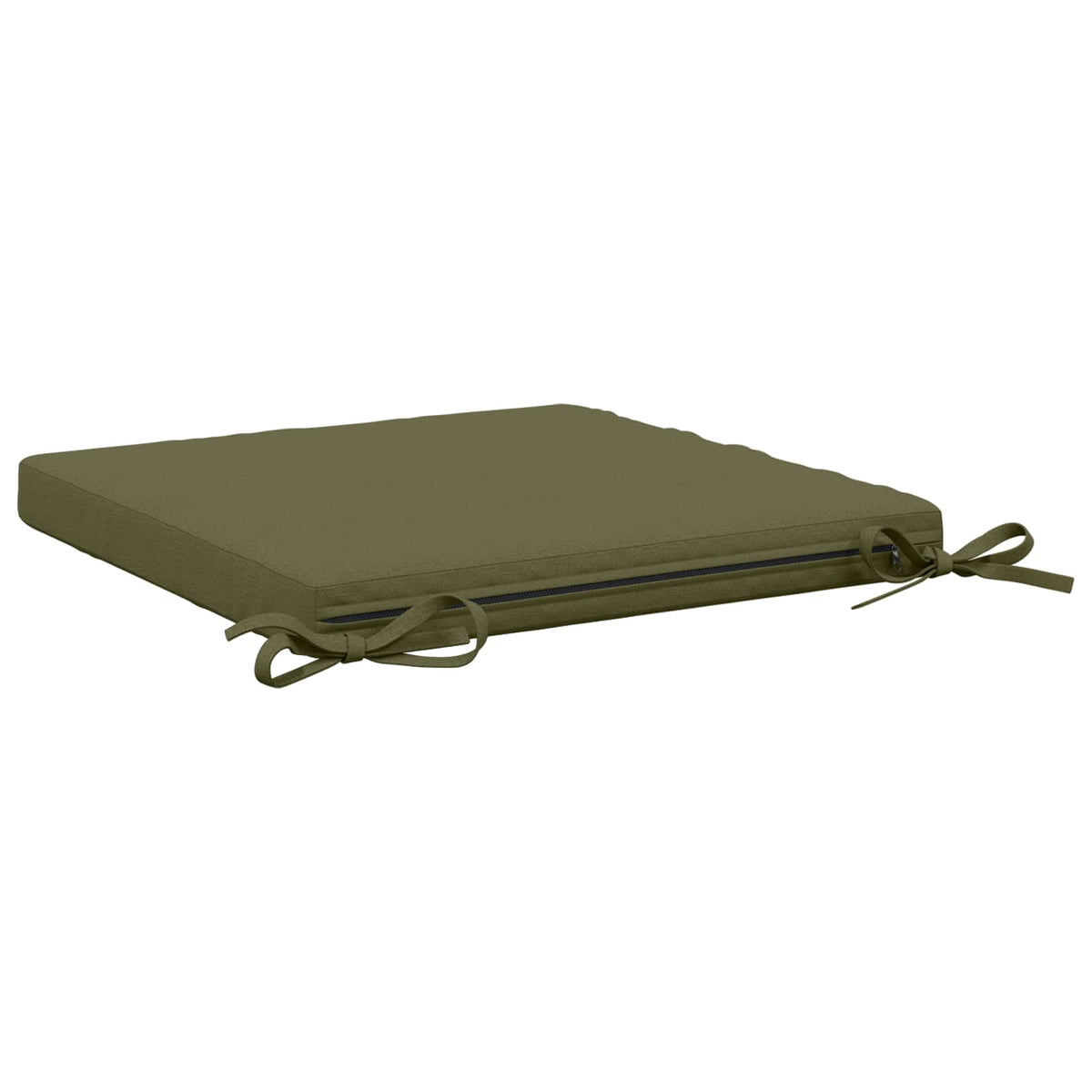 Seat Cushions SOEST 4 pcs 100% Polyester Olive Green