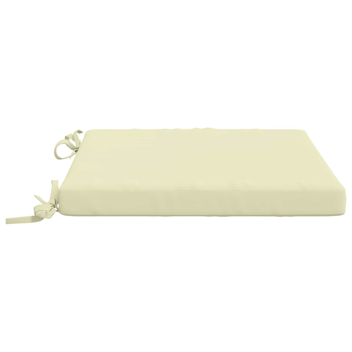 Seat Cushions SOEST 4 pcs 100% Polyester Cream 50 x 50 x 5 cm