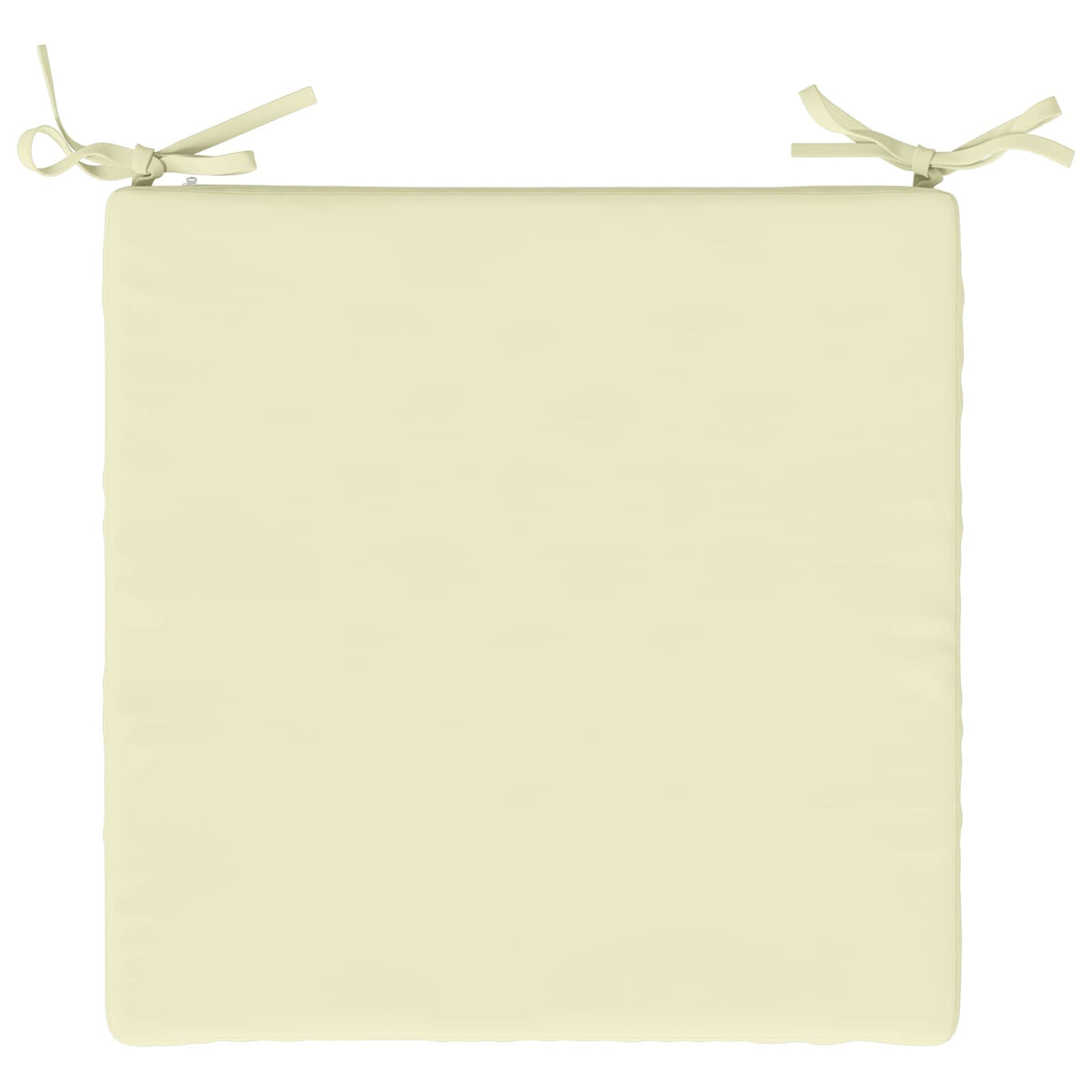 Seat Cushions SOEST 4 pcs 100% Polyester Cream 50 x 50 x 5 cm