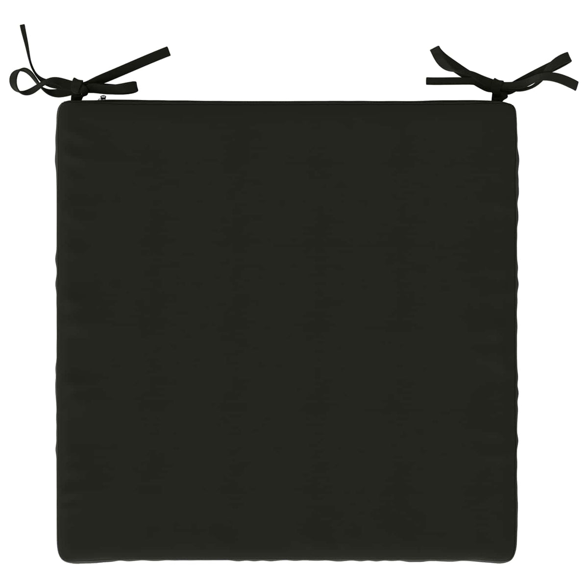 Seat Cushions SOEST 4 pcs 100% Polyester Black 50 x 50 x 7 cm
