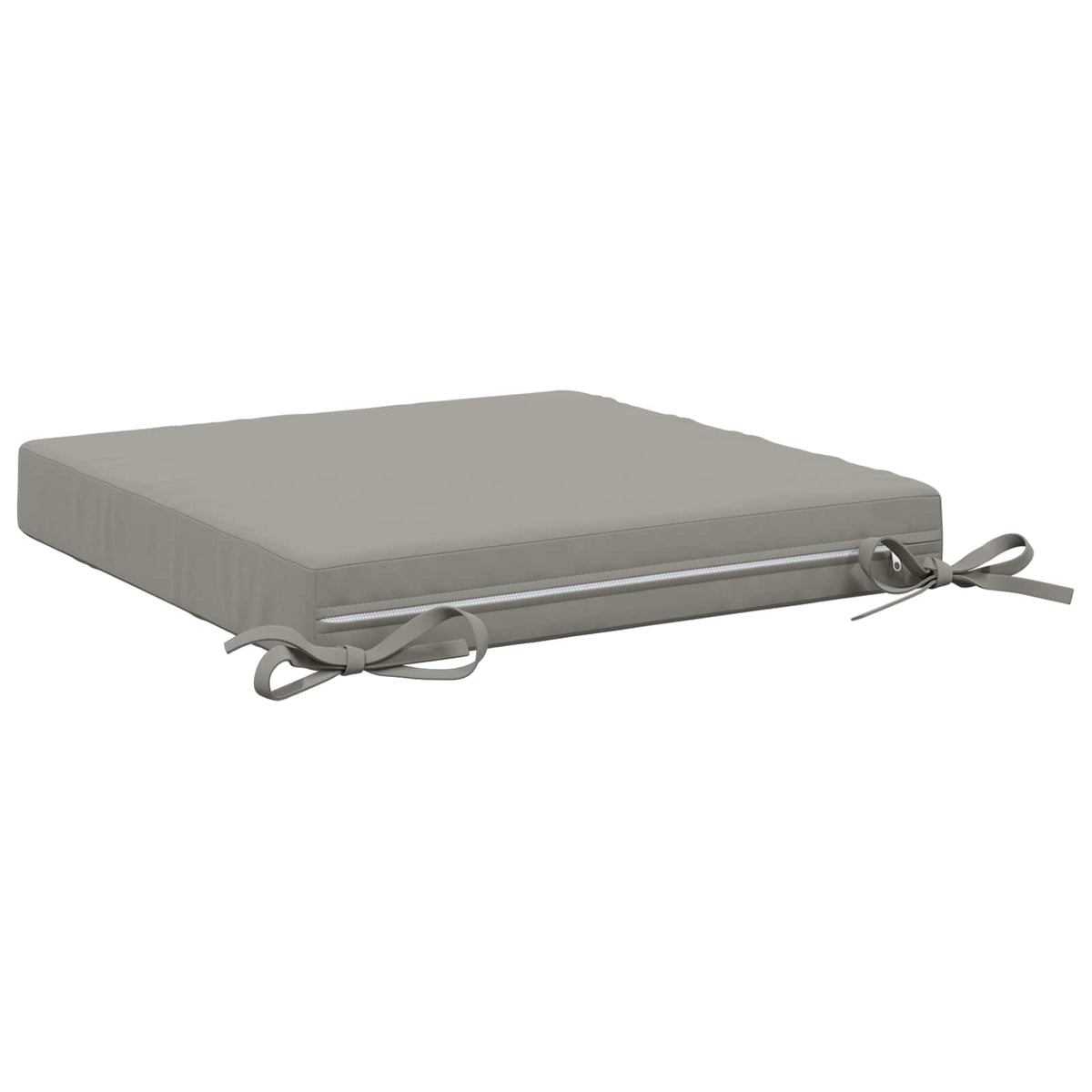Seat Cushions SOEST 4 pcs 100% Polyester Grey 50 x 50 x 7 cm