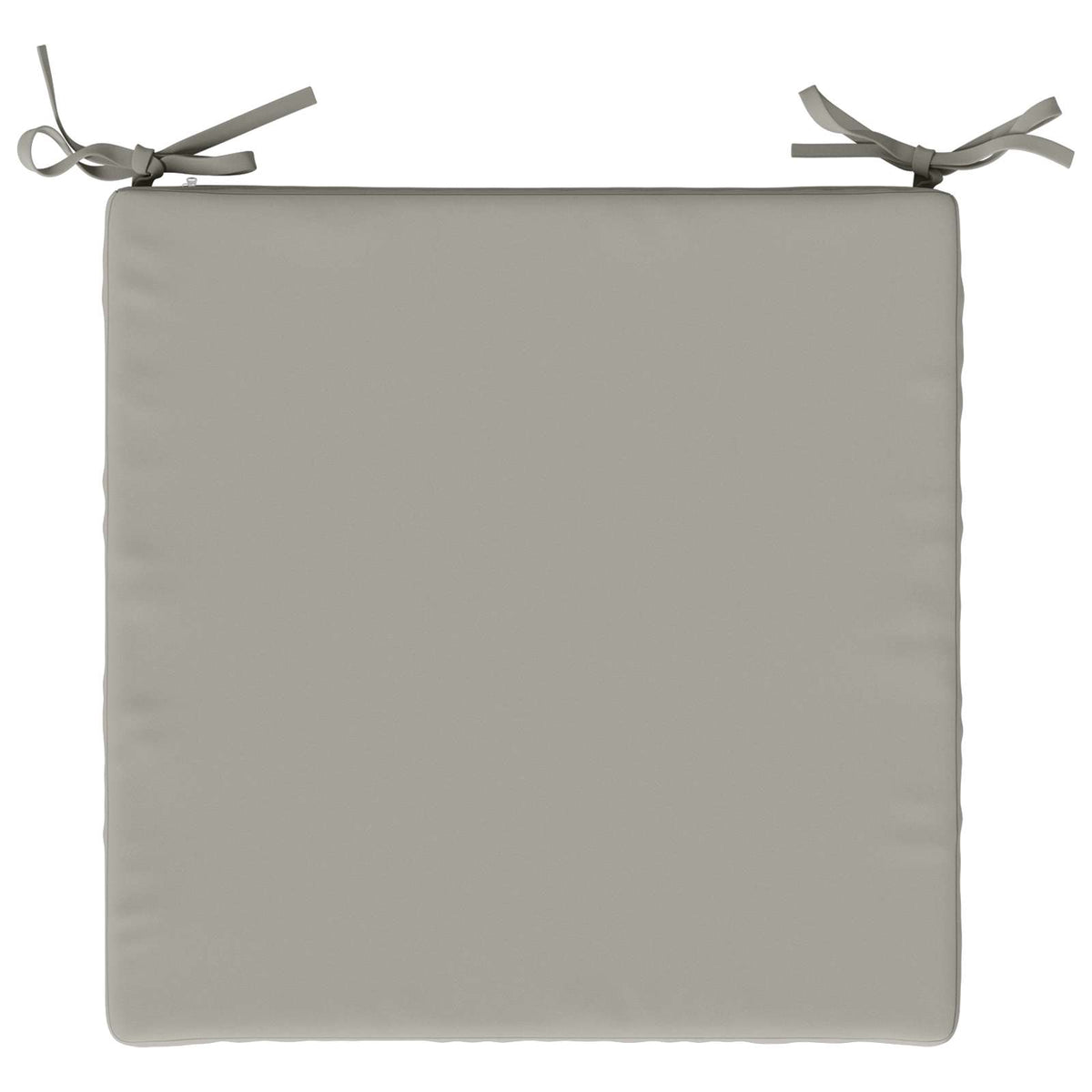 Seat Cushions SOEST 4 pcs 100% Polyester Grey 50 x 50 x 7 cm