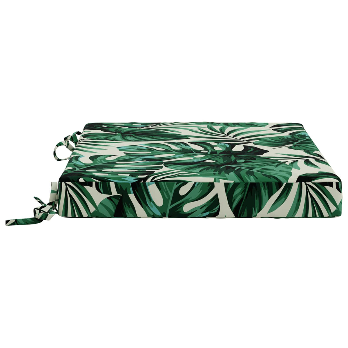 4-Piece Seat Cushions SOEST 4 pcs 100% Polyester Leaf Pattern