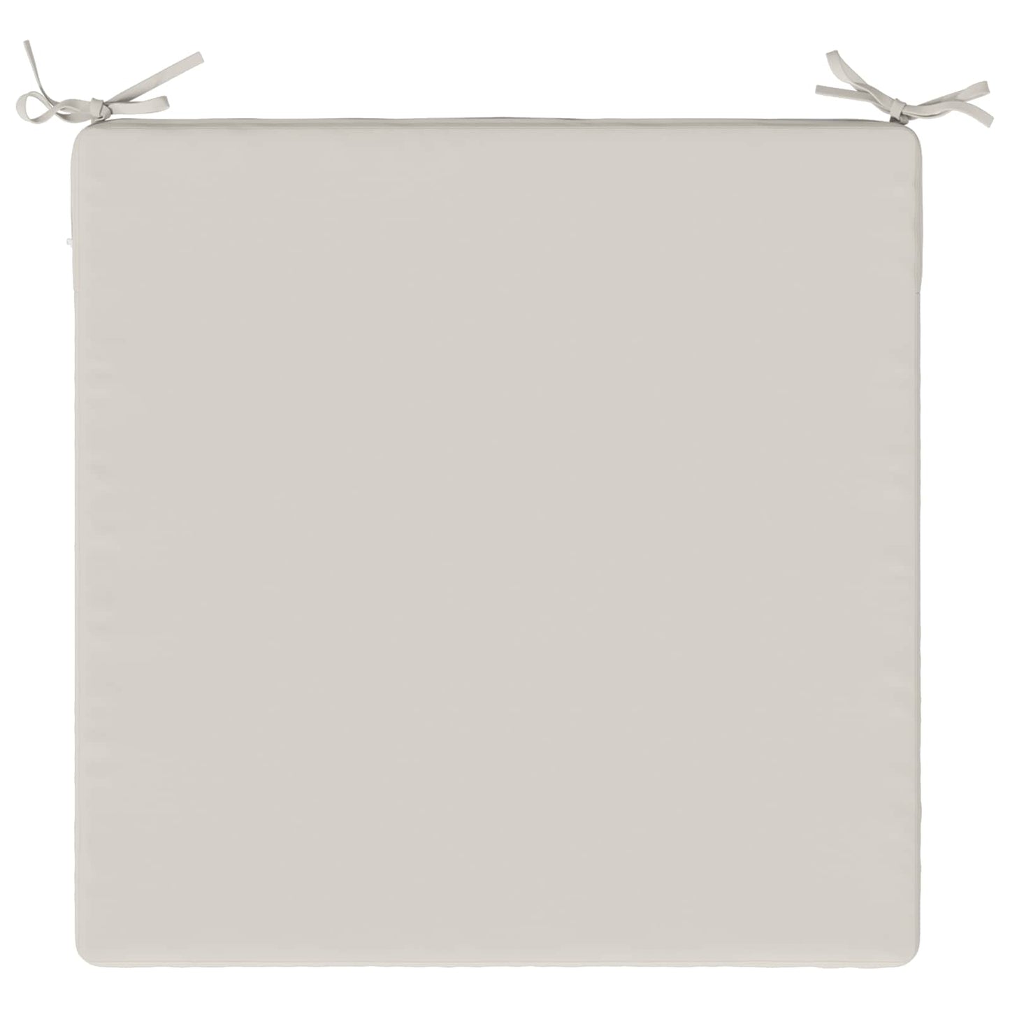 1-Piece Seat Cushion SOEST 100% Polyester White 60 x 60 x 3 cm