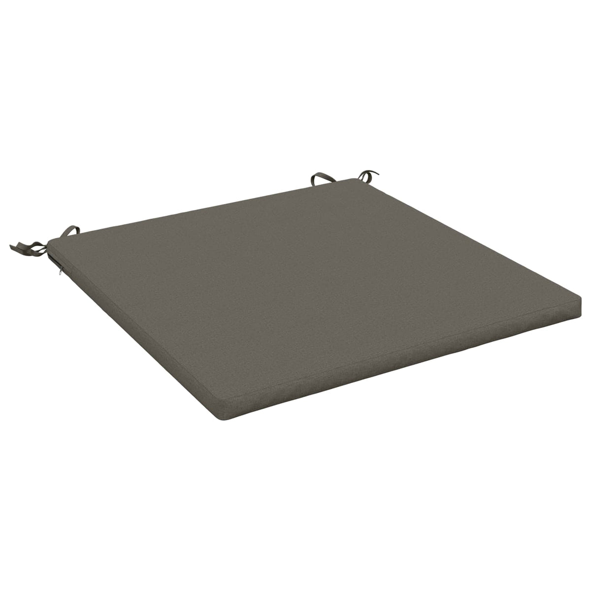 1-Piece Seat Cushion SOEST 100% Polyester Grey 60 x 60 x 3 cm