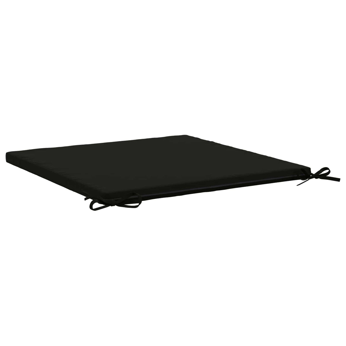 1-Piece Seat Cushion SOEST 100% Polyester Black 60 x 60 x 3 cm