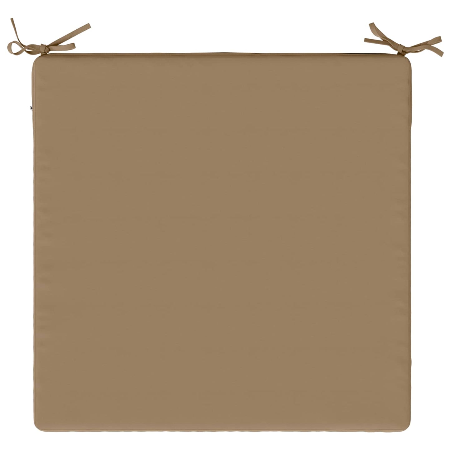 1-Piece Seat Cushion SOEST 100% Polyester Taupe 60 x 60 x 3 cm