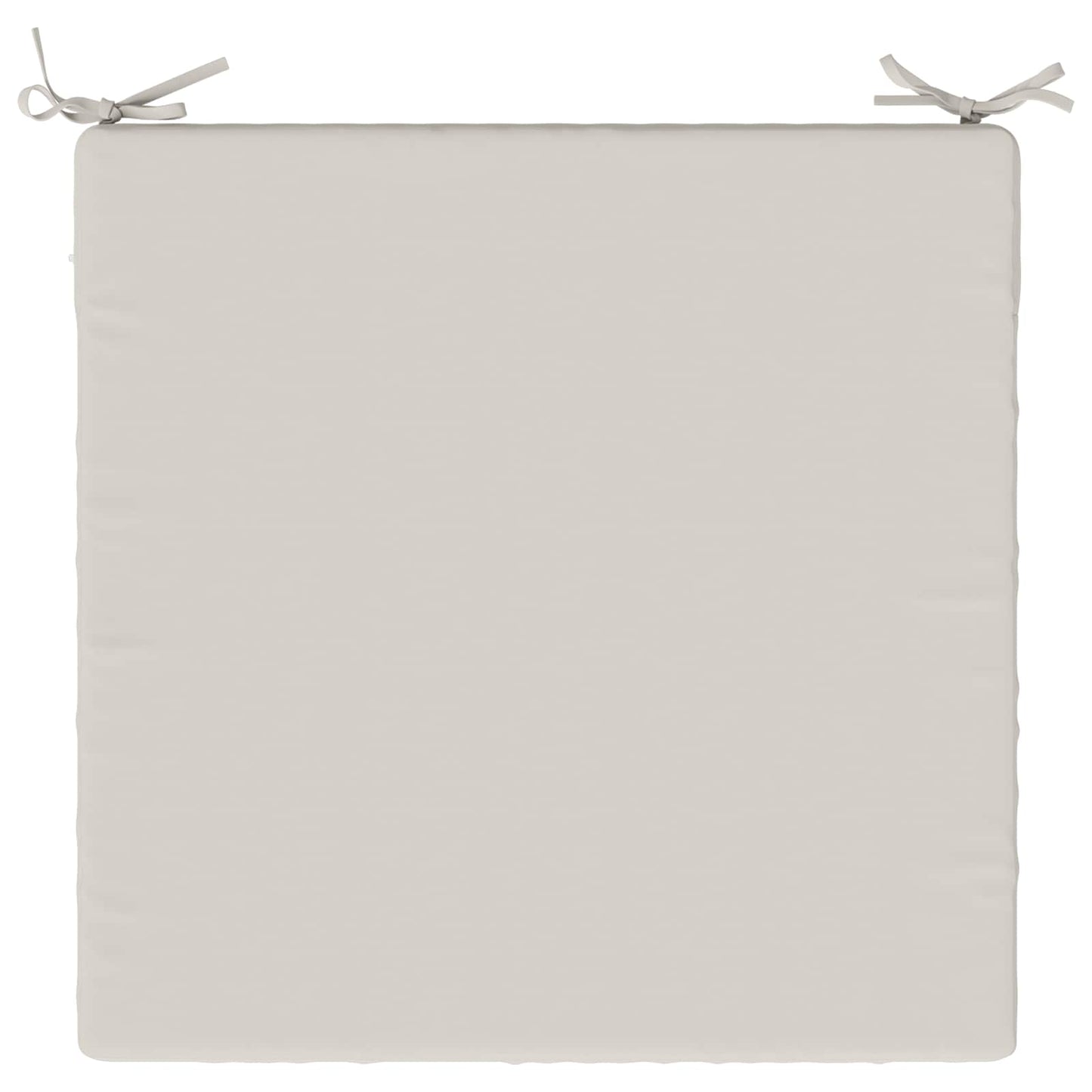 1-Piece Seat Cushion SOEST 100% Polyester White 60 x 60 x 5 cm