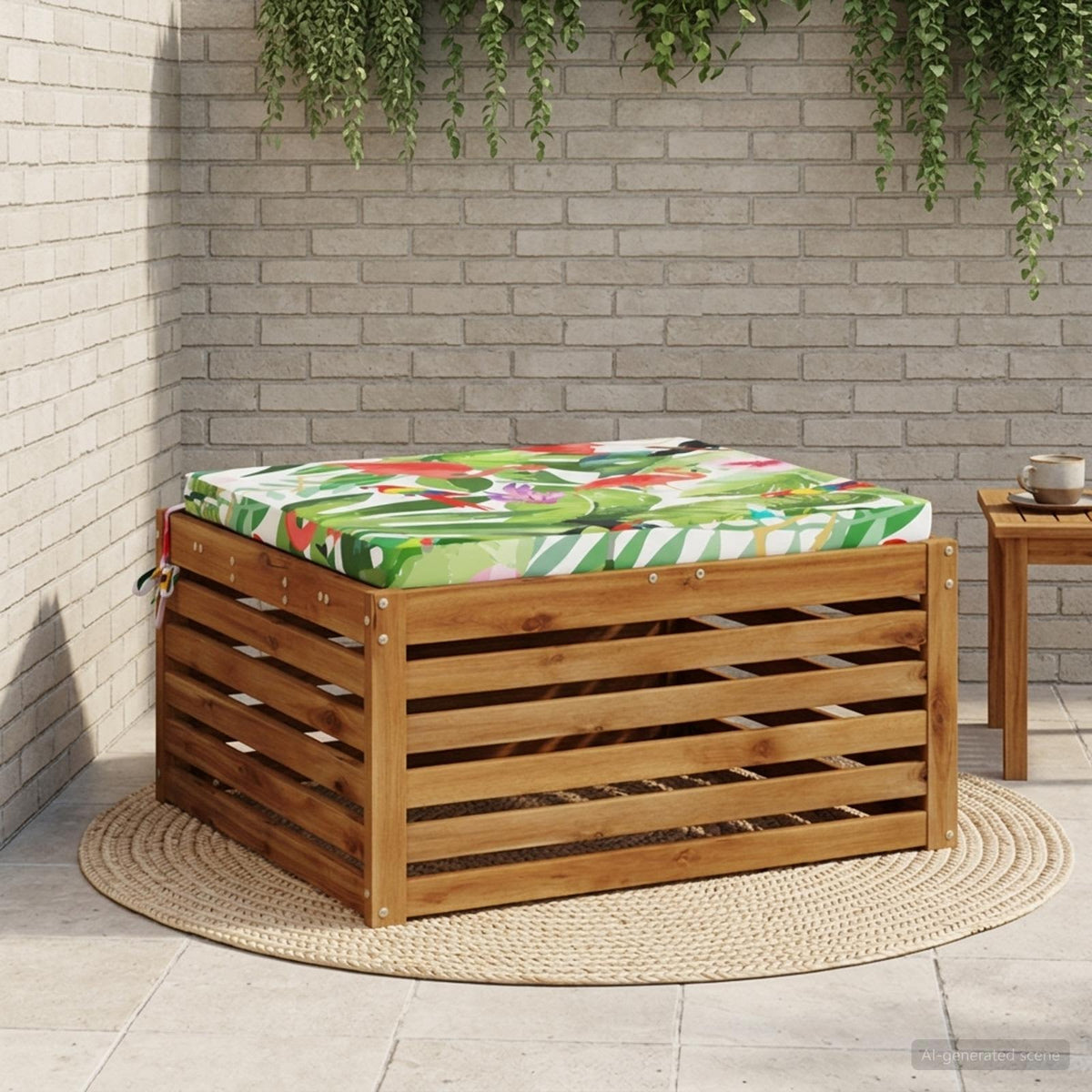 Seat Cushions SOEST 100% Polyester Multicolour 60 x 60 x 5 cm