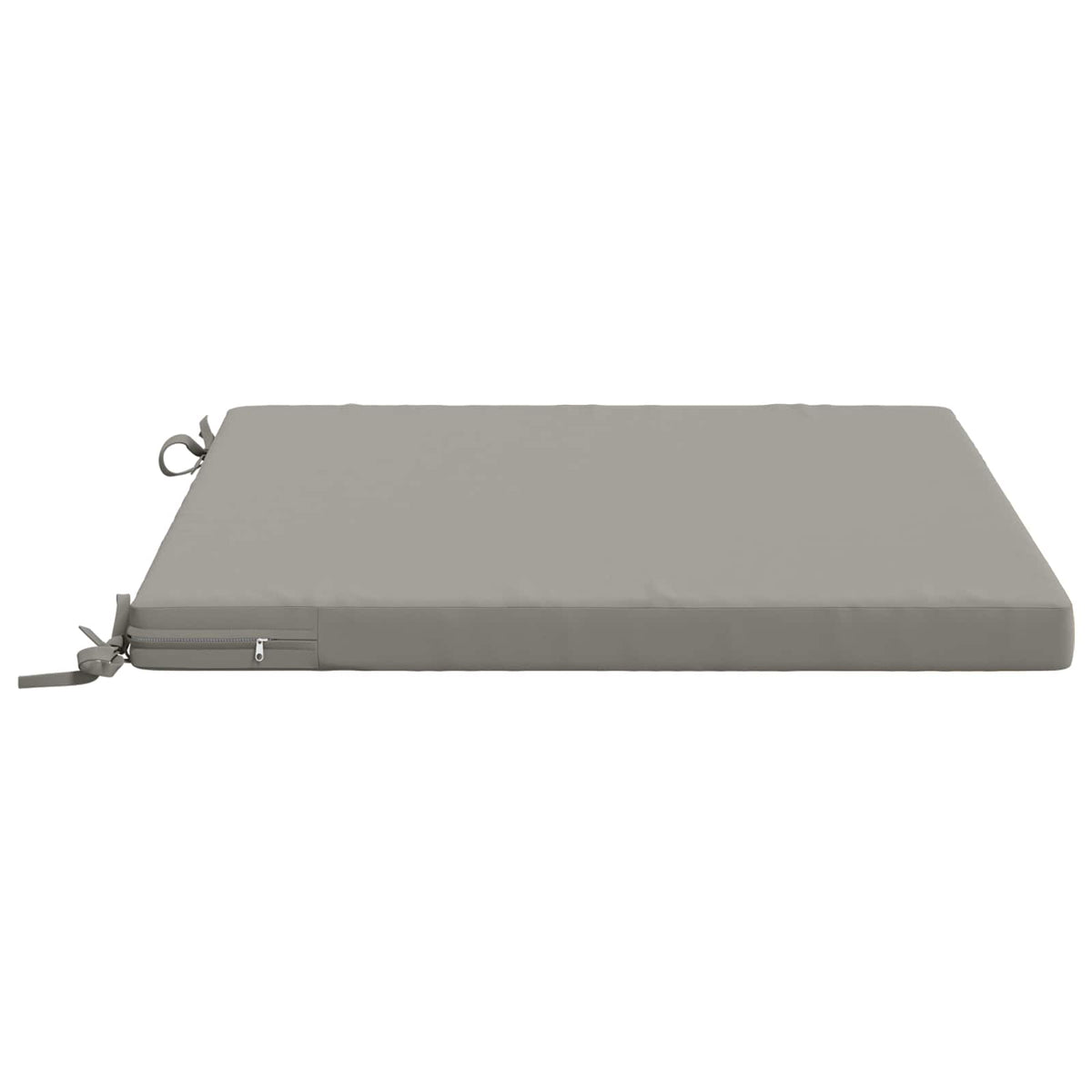 Seat Cushions SOEST 4 pcs 100% Polyester Grey 60 x 60 x 5 cm