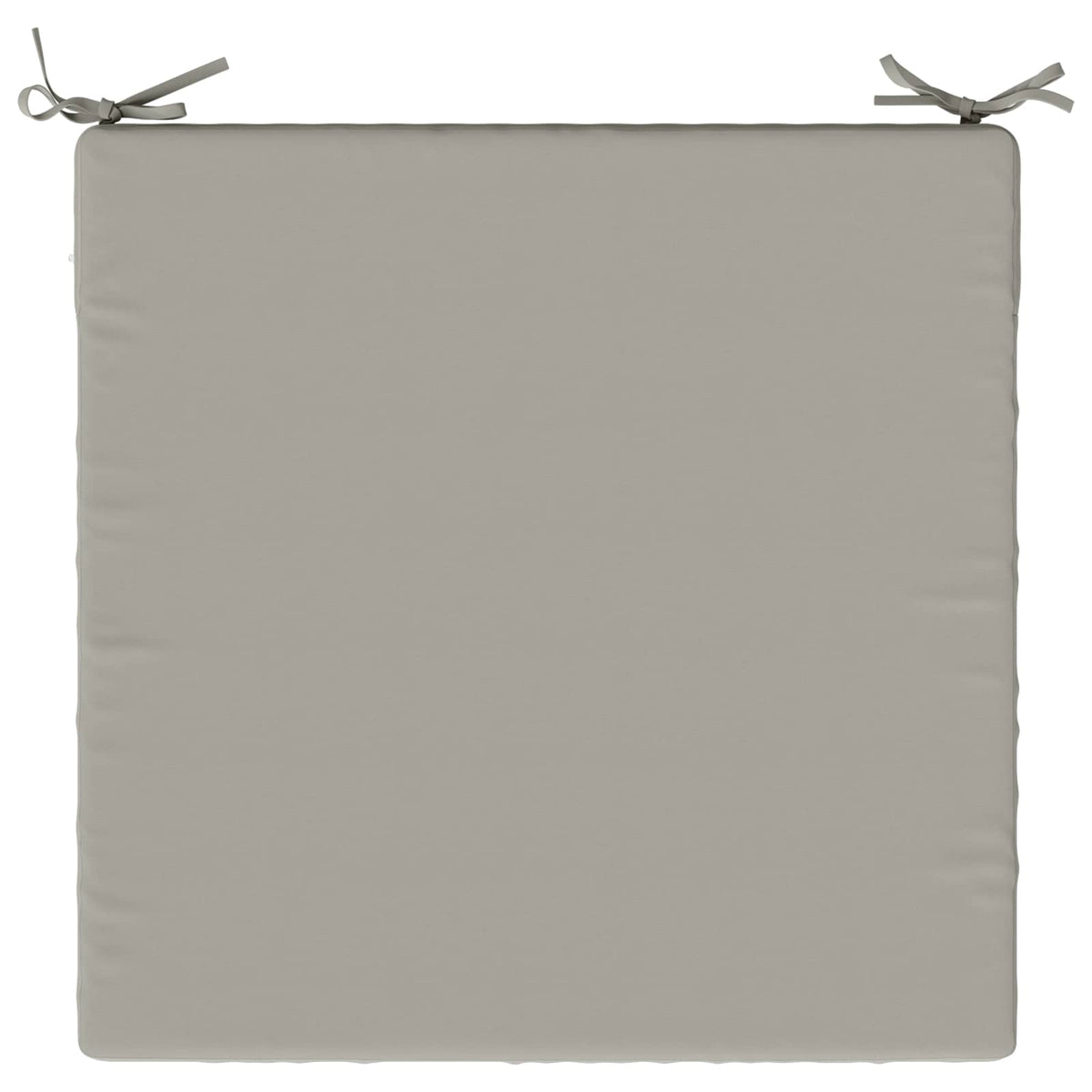 Seat Cushions SOEST 4 pcs 100% Polyester Grey 60 x 60 x 5 cm