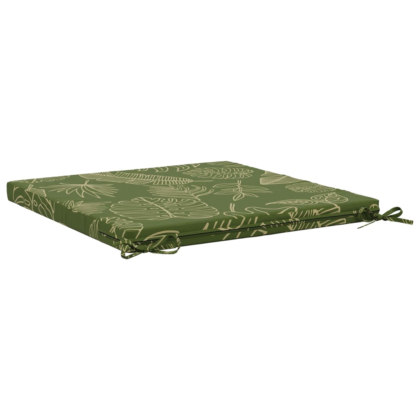 4-Piece Seat Cushions SOEST 4 pcs 100% Polyester Leaf Design