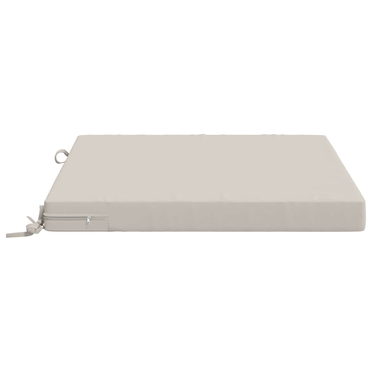 1-Piece Seat Cushion SOEST 100% Polyester White 60 x 60 x 7 cm
