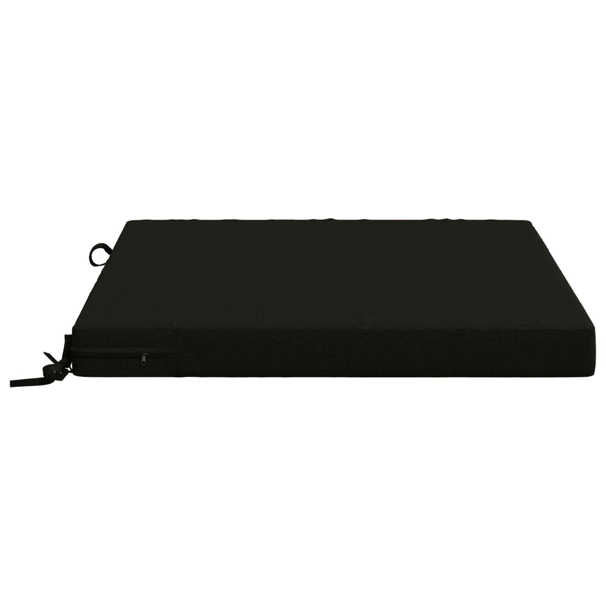 1-Piece Seat Cushion SOEST 100% Polyester Black 60 x 60 x 7 cm