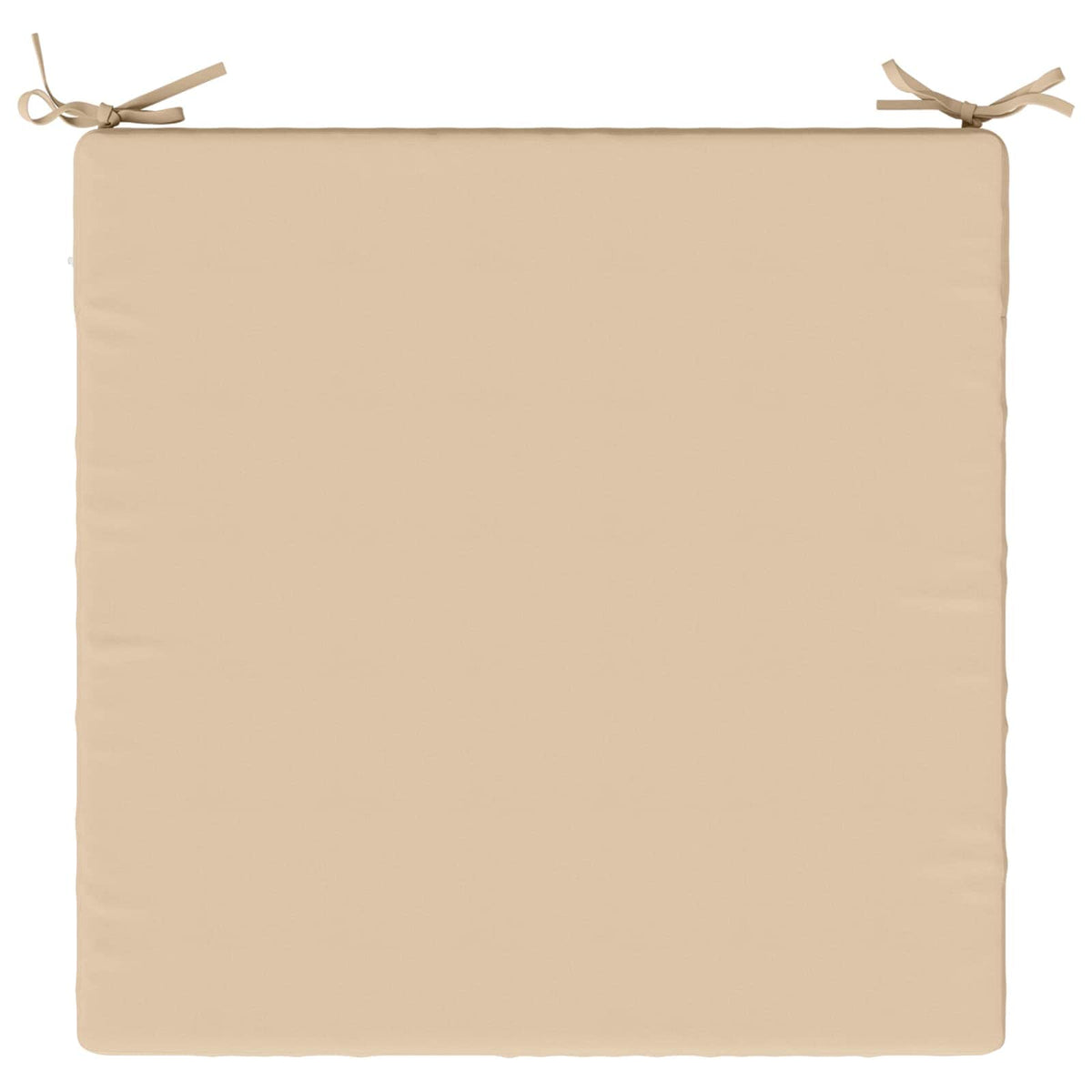 1-Piece Seat Cushion SOEST 100% Polyester Cream 60 x 60 x 7 cm
