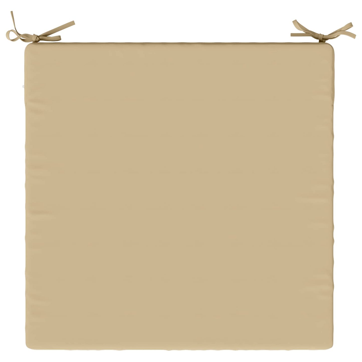 1-Piece Seat Cushion SOEST 100% Polyester Beige 60 x 60 x 7 cm