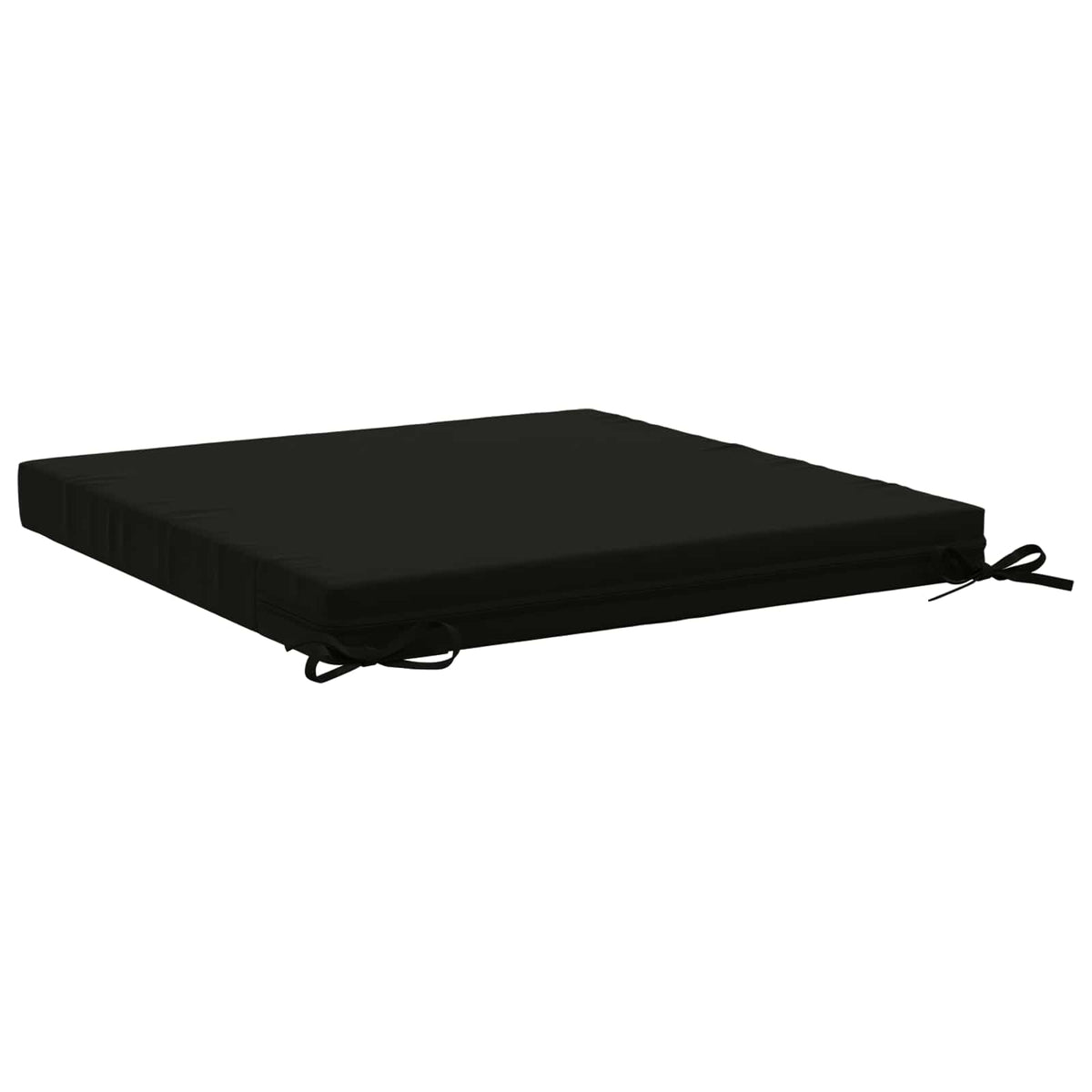 1-Piece Seat Cushion SOEST 100% Polyester Black 60 x 60 x 7 cm