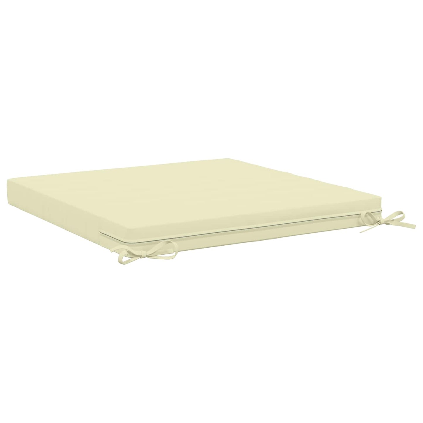 1-Piece Seat Cushion SOEST 100% Polyester Cream 60 x 60 x 7 cm