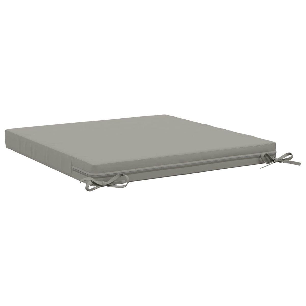 1-Piece Seat Cushion SOEST 100% Polyester Grey 60 x 60 x 7 cm