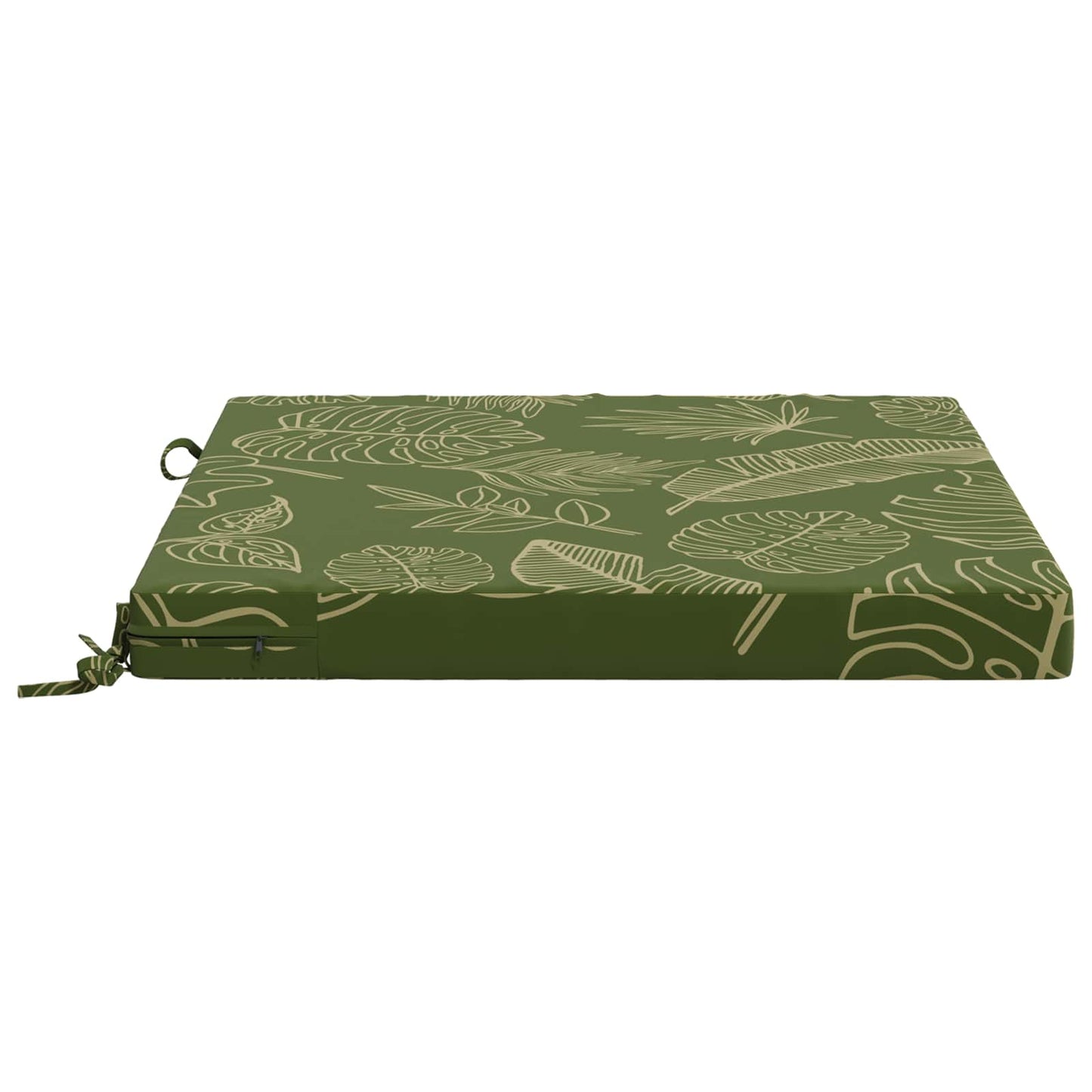 4-Piece Seat Cushions SOEST 4 pcs 100% Polyester Leaf Design