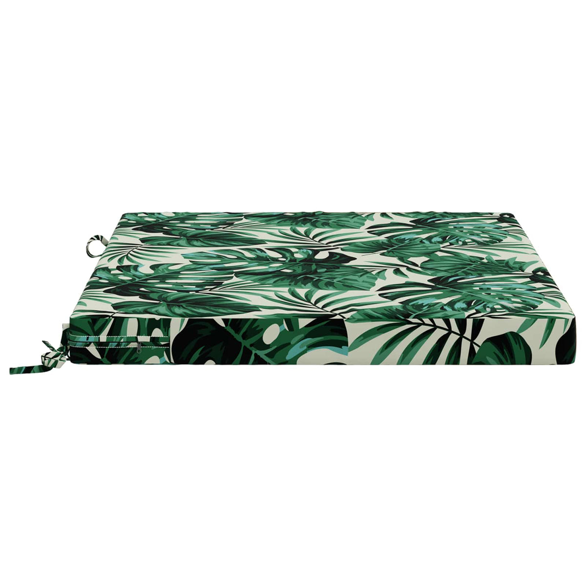 Seat Cushions SOEST 100% Polyester Leaf Pattern 60 x 60 x 7 cm