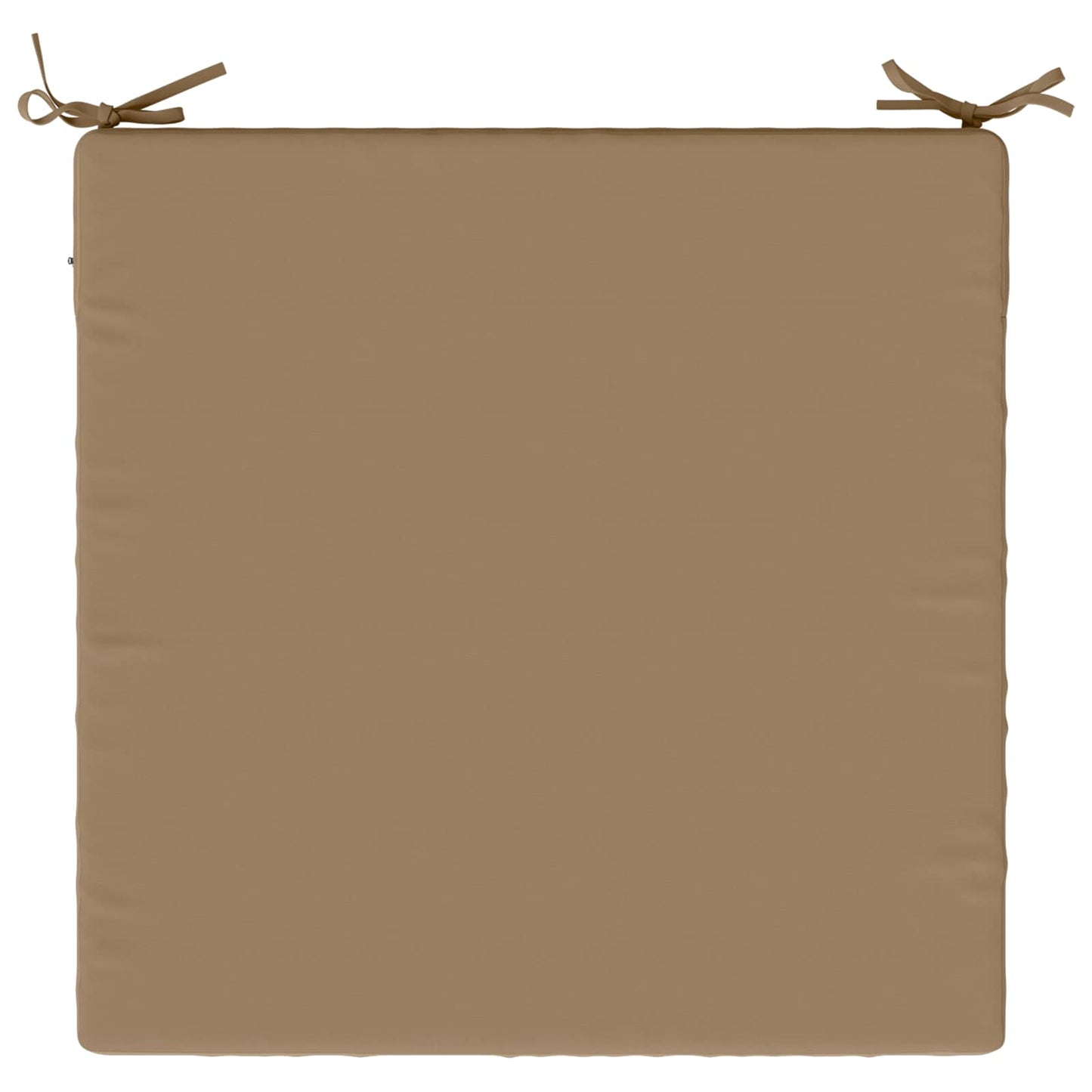 1-Piece Seat Cushion SOEST 100% Polyester Taupe 60 x 60 x 7 cm