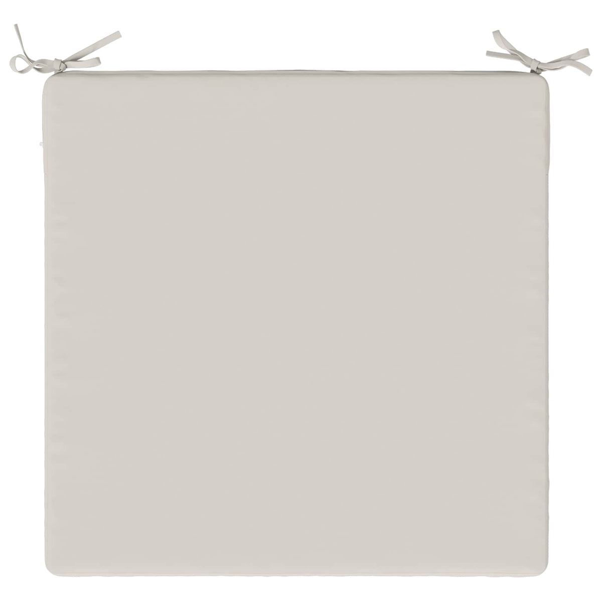 1-Piece Seat Cushion SOEST 100% Polyester White 70 x 70 x 3 cm