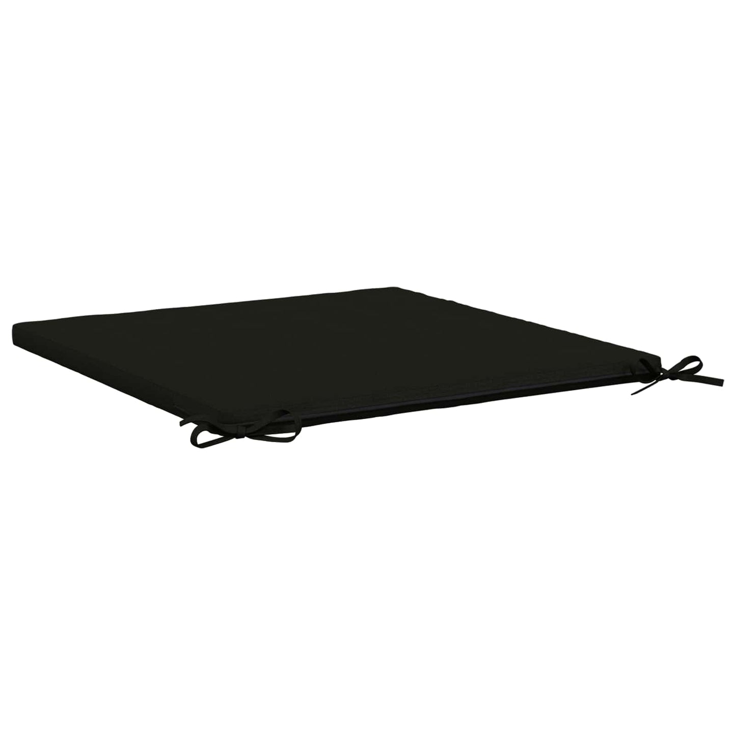 1-Piece Seat Cushion SOEST 100% Polyester Black 70 x 70 x 3 cm